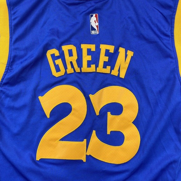 Adidas Golden State Warriors Draymond Green #23 Swingman Blue NBA Jersey Size XL - Picture 9 of 11